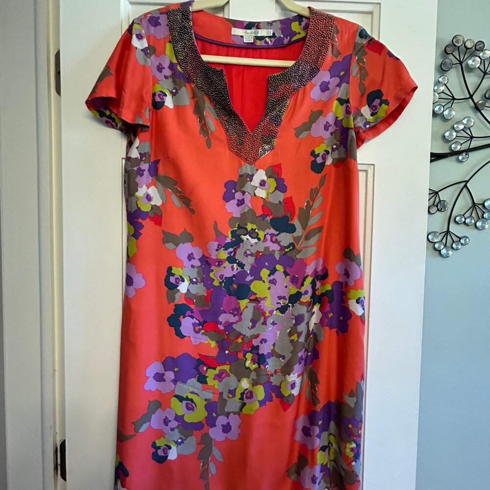 Boden Silk Dress Size 6